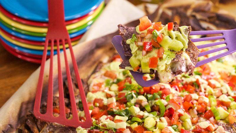Pepper Nachos With Corn Crab And Pepper Jack Rachael Ray Show